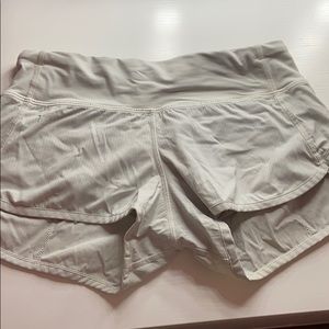 Lululemon White Shorts